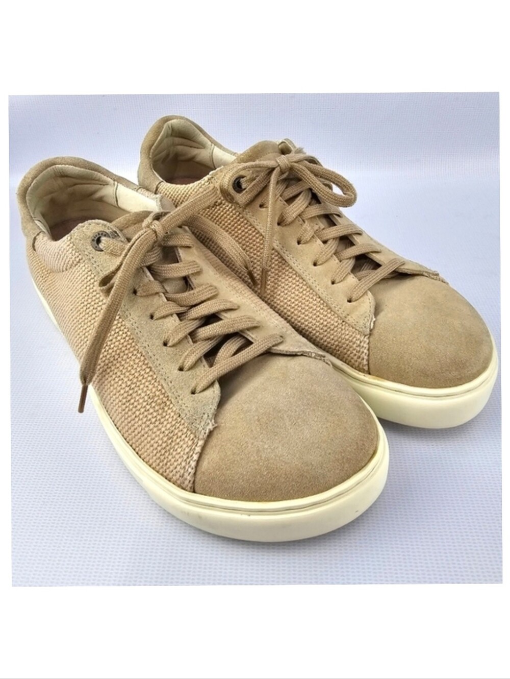Birkenstock Bend Low Sneakers Sandcastle Canvas Suede 40 - Picture 2 of 8